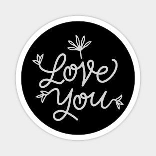 Love You (White) Magnet